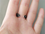 Armenian jewelry 925 Silver Ring adjustable Black and red