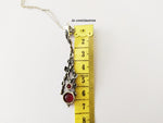Silver 925 set Earrings very long Ring full finger Pendant