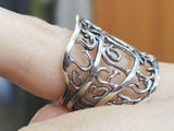 Armenian alphabet ring Silver 925 rings with letters Sterling handmade jewelry