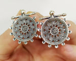 Small earrings round Silver 925