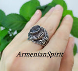 Ring Sterling Silver 925 Gray topaz