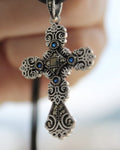 Armenian silver 925 cross small jewelry for baptism ceremony