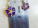 Forget me not Silver 925 Pendant Small Tiny charm Violet flower Anmoruk