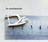 Small earrings white Silver 925 Marcasite jewelry Minimalist