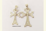 Armenian Cross Silver 925 CHOOSE big or small