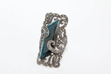 Jewelry SET Silver 925 middle size earrings and ring