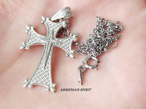 Armenian Cross Silver 925 CHOOSE big or small