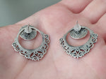 Armenian jewelry Earrings 2 in one Stud Silver 925 Lightweight