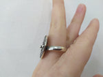 Armenian jewelry Ring round and adjustable Sterling silver 925