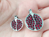Pomegranate pendant Silver Persephone symbol