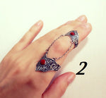 Armor ring Sterling silver CHOOSE Adjustable rings