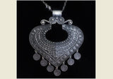 Armenian Silver necklace traditional taraz Pendant