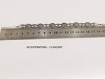Armenian Bracelet Sterling silver 925 with round details Adjustable with chain