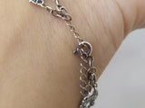 Armenian Bracelet Sterling silver 925 with round details Adjustable with chain