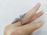 Silver 925 ring adjustable Beautiful rings full finger Armenian