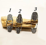 Armor ring adjustable Sterling silver 925 Armenian jewelry