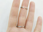 Armenian jewelry Double ring Silver 925 turquoise