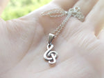 Treble clef Pendant SILVER 925 Musician gift jewelry Unisex small charm