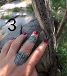 Armor ring adjustable Sterling silver 925 Armenian jewelry