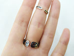 Armenian double ring sterling silver 925 Adjustable