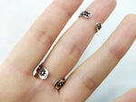 Armenian 925 silver ring with red lab quartz stones