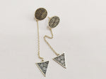 Very long earrings sterling silver 925 Armenian handmade