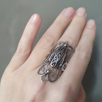 RING Sterling silver 925 Artisan jewels