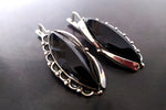 Earrings Armenian jewelry Silver 925 and black onyx One of a kind