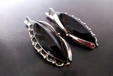 Earrings Armenian jewelry Silver 925 and black onyx One of a kind