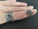 Armor ring Sterling silver 925 Double Armenian jewelry