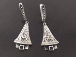 Armenian jewelry Earrings without stone Sterling silver 925