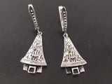 Armenian jewelry Earrings without stone Sterling silver 925