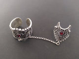 Armor ring Sterling silver 925 Double Armenian jewelry
