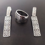 Earrings and ring  Sterling silver 925 Taraz jewellery