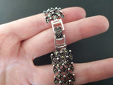 Bracelet Sterling Silver 925 wide bracelets CHOOSE Length