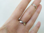 Double ring Silver 925 Ethnic jewelry Sterling silver Adjustable rings
