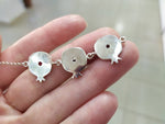 Bracelet 925 Silver with Armenian Pomegranate red lab stone