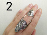 Armor ring adjustable Sterling silver 925 Armenian jewelry
