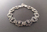 Marcasite bracelet Silver 925 marcasite