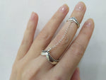 Double ring Silver 925 Ethnic jewelry Sterling silver Adjustable rings