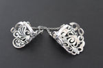 SET Filigree earrings and double ring Sterling silver 925