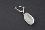 Amethyst ring druze purple jewelry STERLING SILVER 925