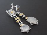 Rings Moon stone Artisan jewelry cabochon Silver 925 gem stone