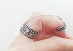Armor ring Sterling silver 925 Double Armenian armored jewelry