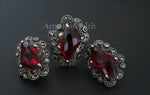 Small Pendant choker marcasite jewelry STERLING SILVER 925