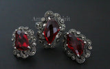 Small Pendant choker marcasite jewelry STERLING SILVER 925