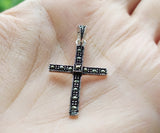 Silver 925 cross Marcasite small crosses Armenian jewelry men and women