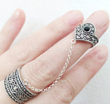 Armor ring Sterling silver 925 Double Armenian armored jewelry