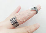 Armor ring Sterling silver 925 Double Armenian armored jewelry