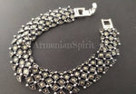 Bracelet Sterling Silver 925 wide bracelets CHOOSE Length